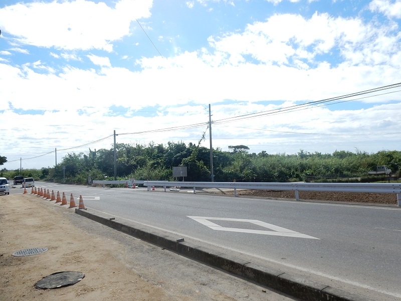 全面道路側から③