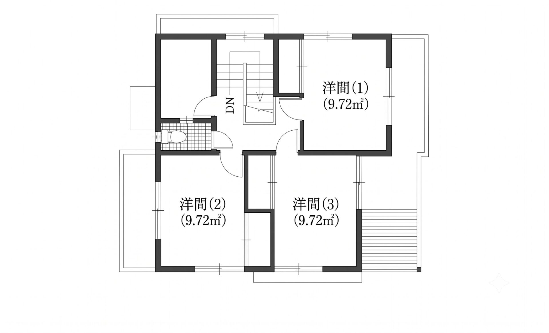 間取り図：3F平面図